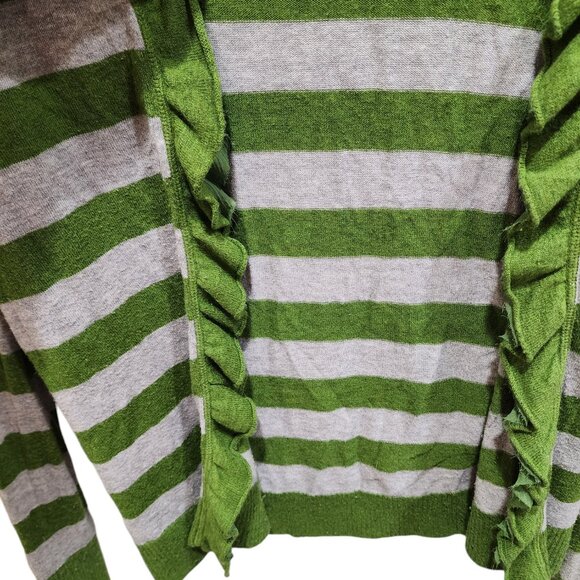Hollister  Women Cardigan Size Medium90s Style Green Grey Casual Long Sleeve - Picture 7 of 10